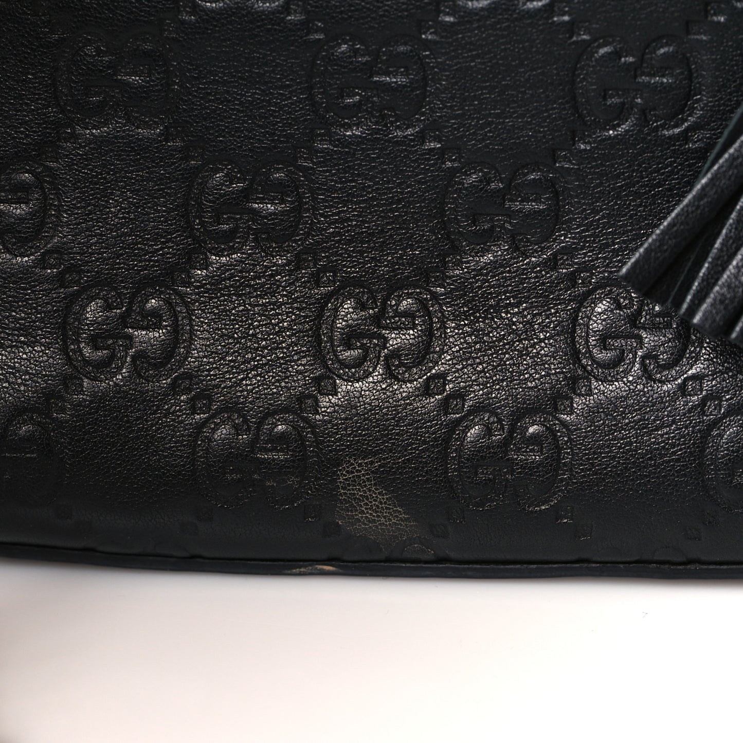Guccissima Small Emily Shoulder Bag Black