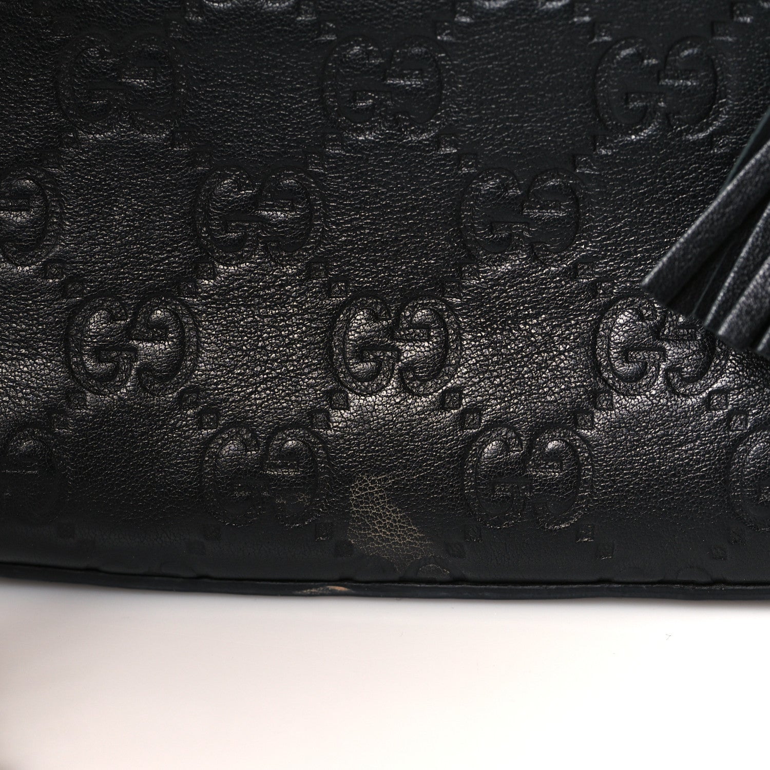 Gucci Guccissima Small Emily Shoulder Bag Black 14 of 15