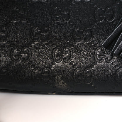 Gucci Guccissima Small Emily Shoulder Bag Black 14 of 15