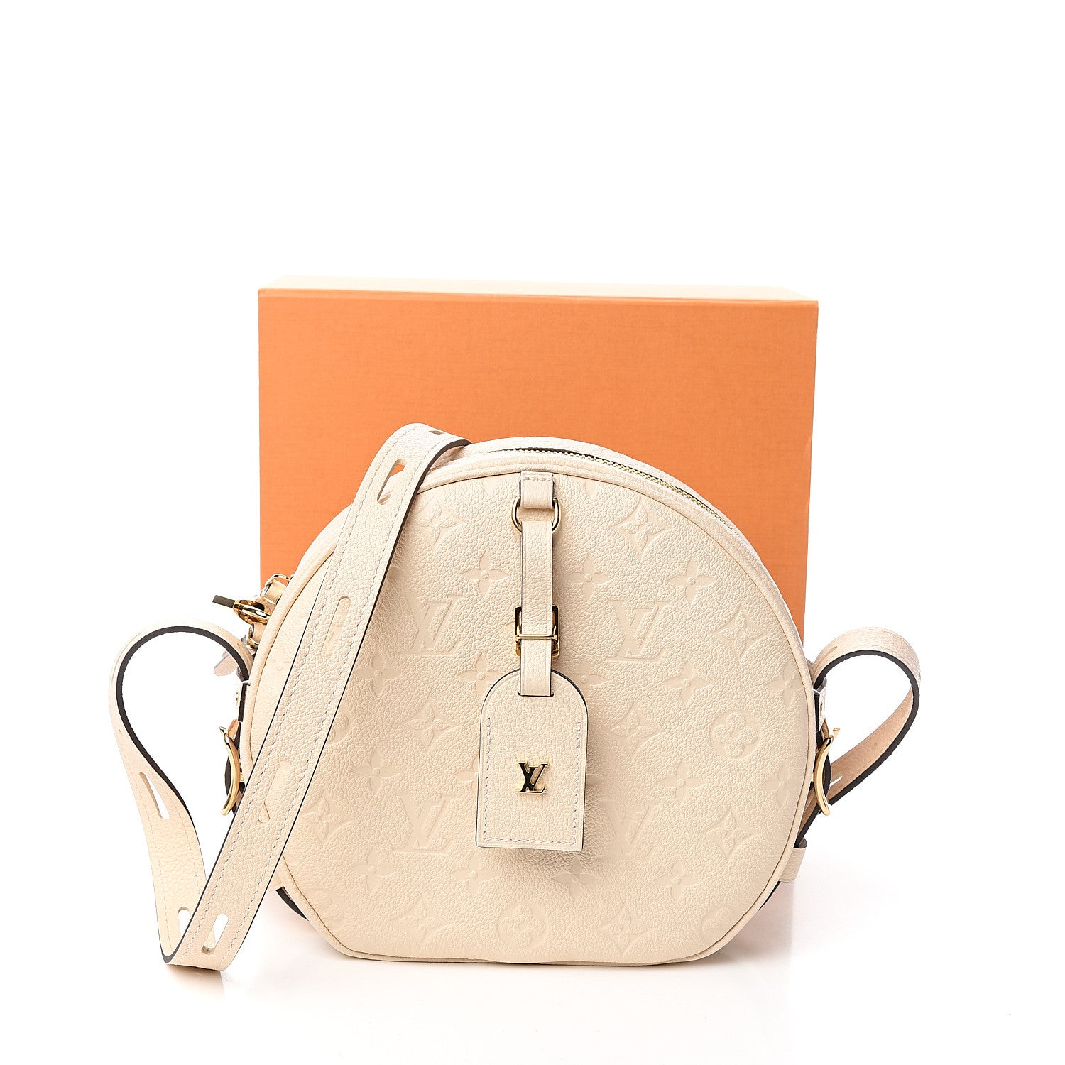 Louis Vuitton Empreinte Boite Chapeau Souple MM Creme 9 of 9