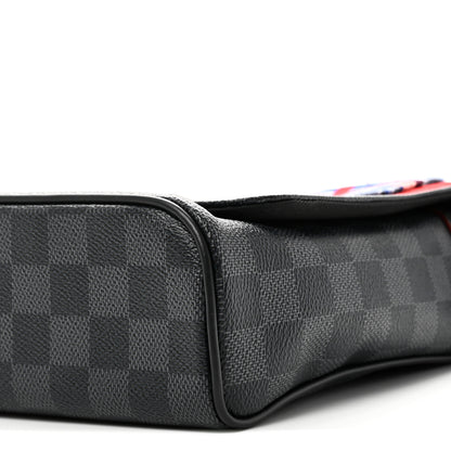 Louis Vuitton Damier Graphite Alps District PM 9 of 10