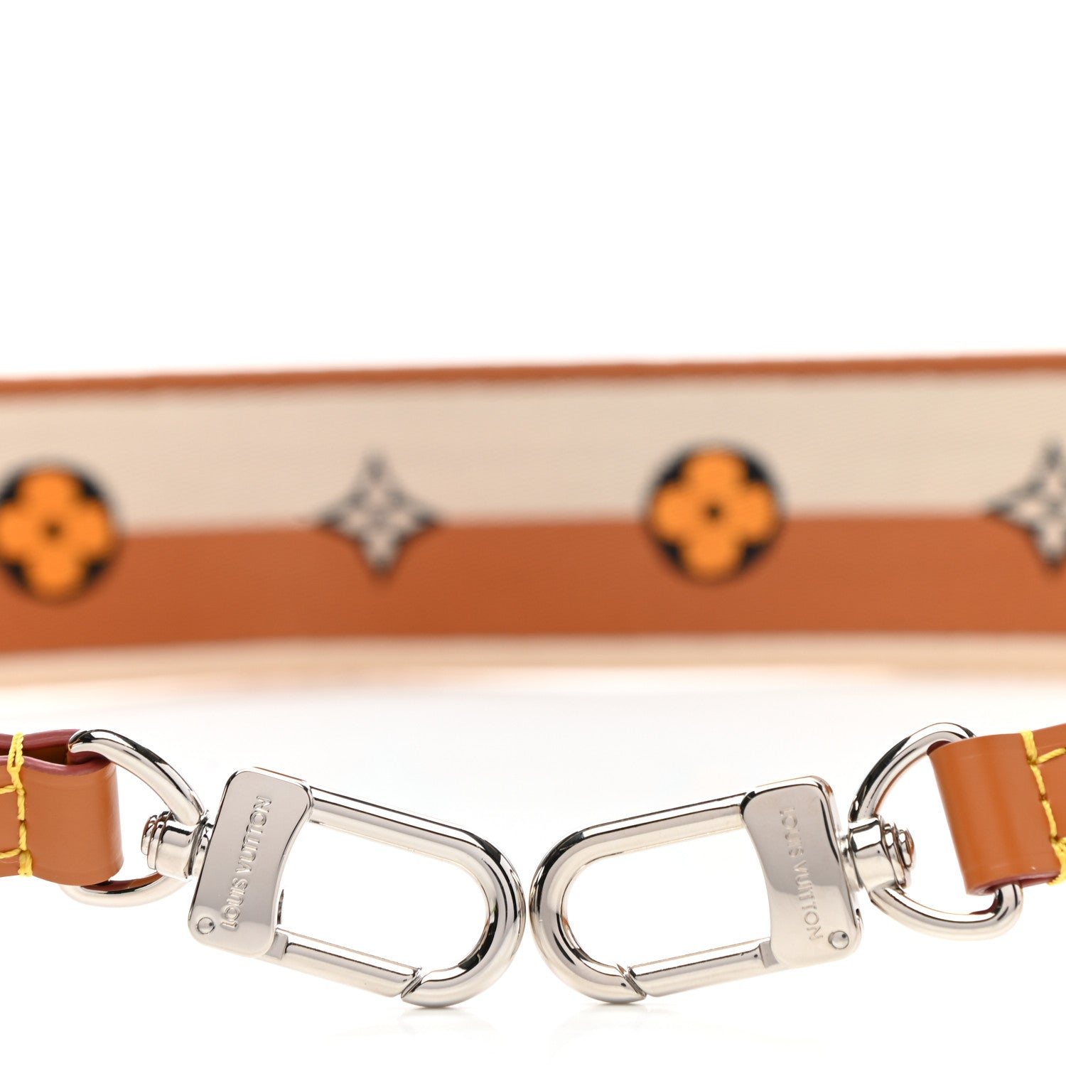 Louis Vuitton Jacquard Alma BB Shoulder Strap Honey Gold 3 of 3