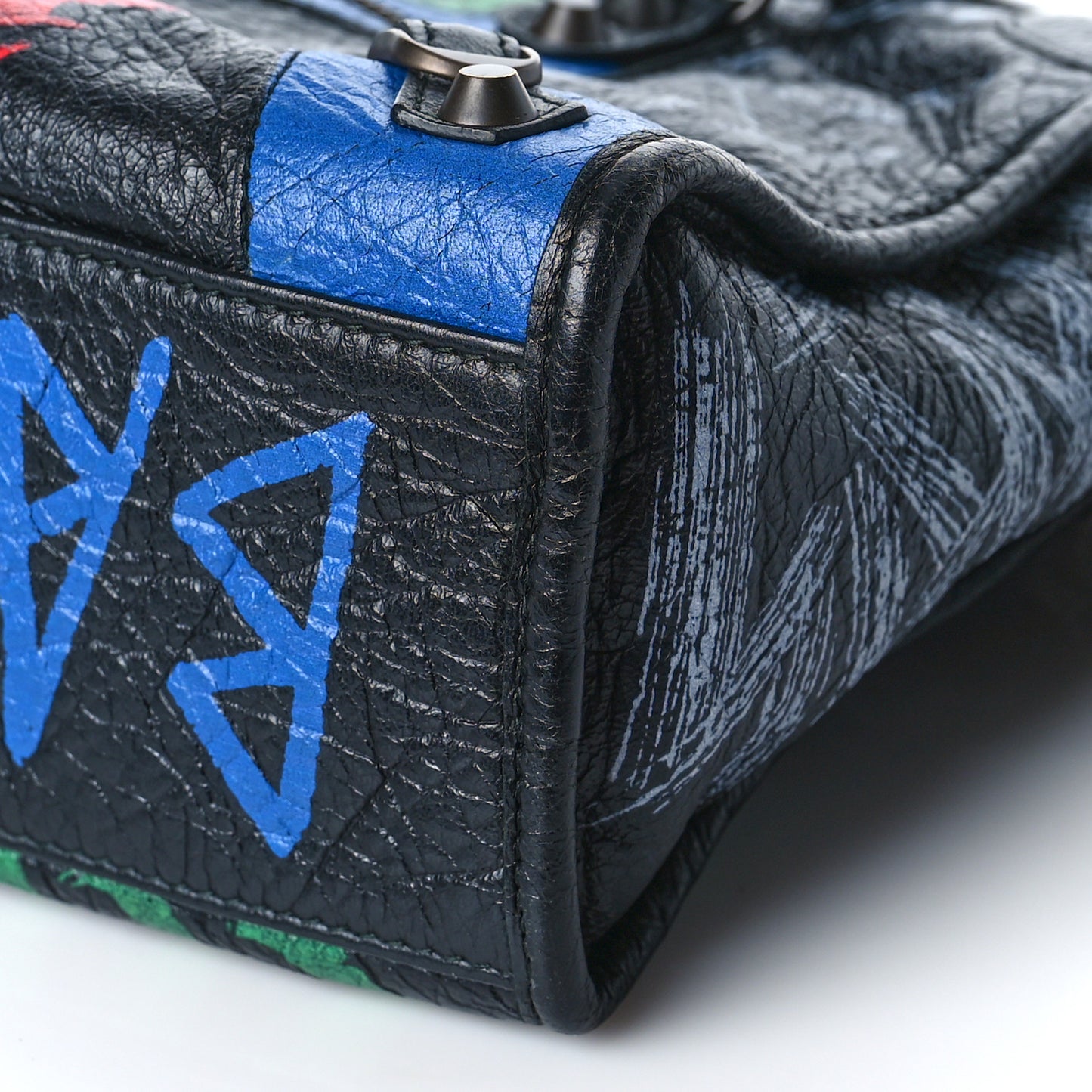 Agneau Graffiti All Over Classic Hardware S City Black Vert Rouge