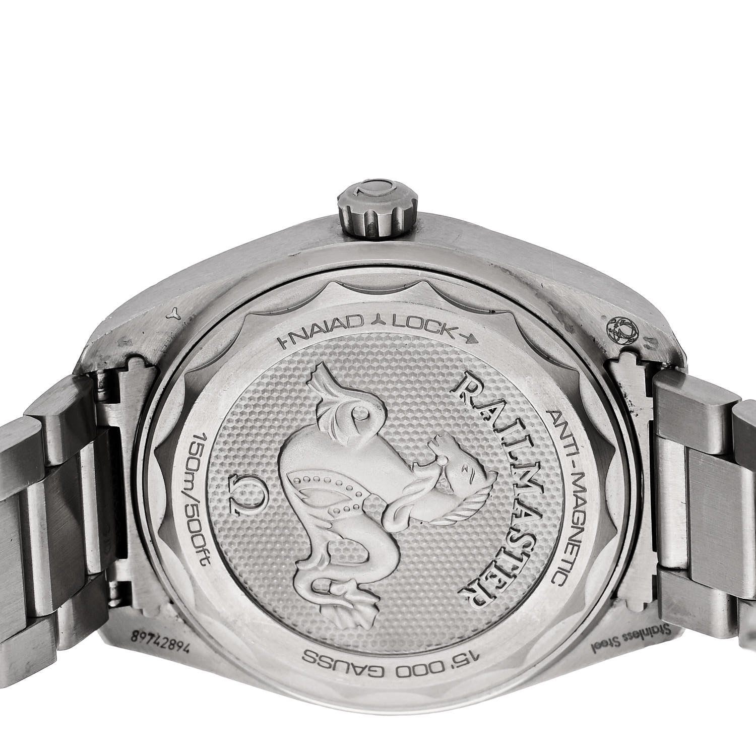 Omega Stainless Steel 40mm Seamaster Railmaster Co-Axial Automatic Watch Blue 220.10.40.20.03.001 4 of 4