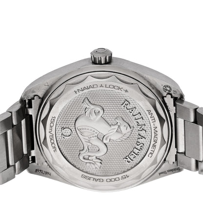 Omega Stainless Steel 40mm Seamaster Railmaster Co-Axial Automatic Watch Blue 220.10.40.20.03.001 4 of 4