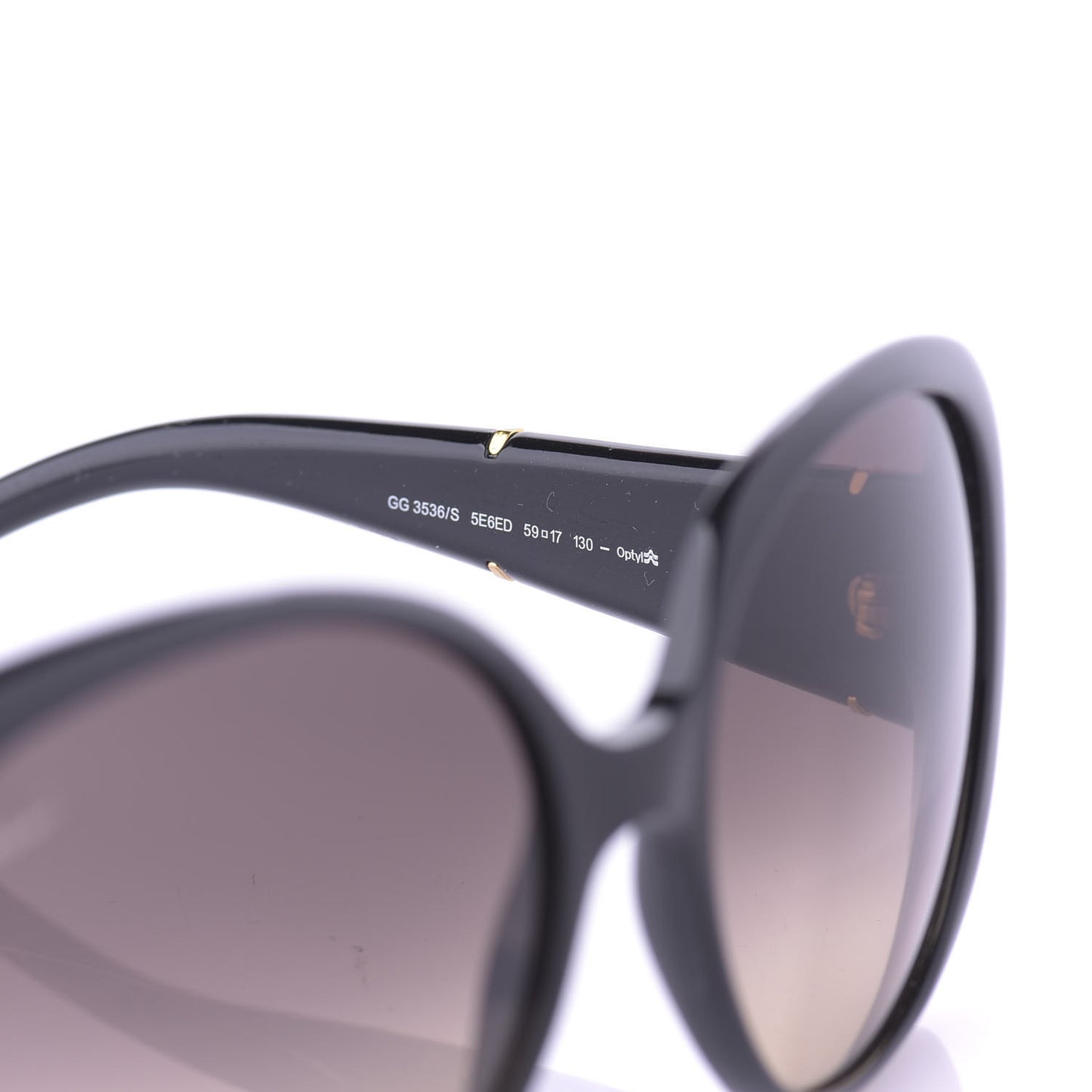 Acetate Horsebit Sunglasses GG3536/S Black