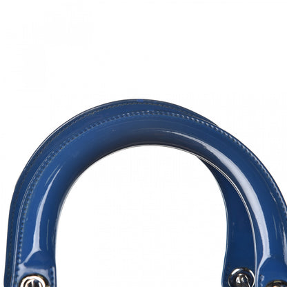 Christian Dior Patent Cannage Large Lady Dior Blue 12 of 13