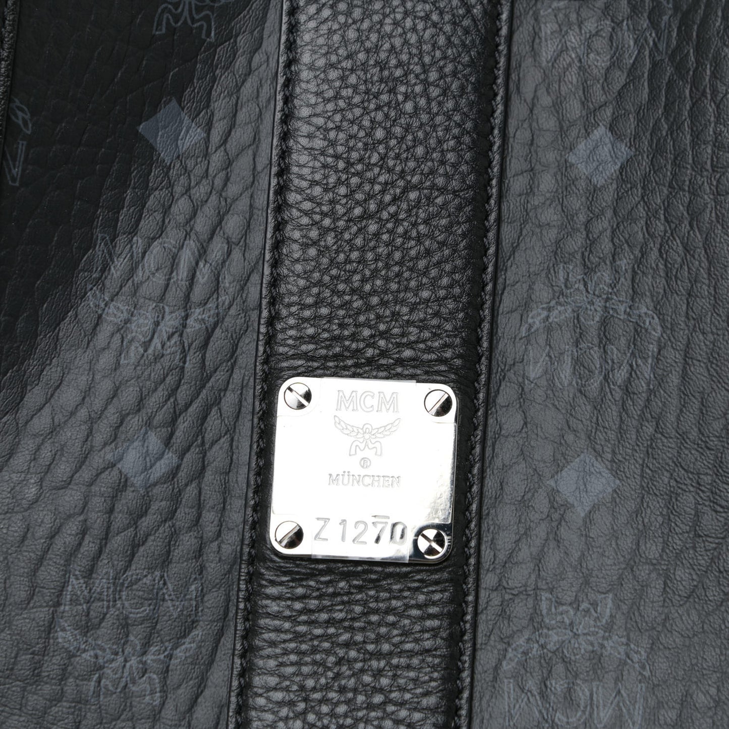 Visetos Medium Liz Reversible Shopper Tote Black