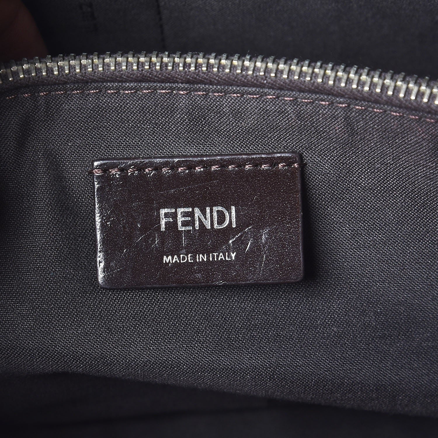 Fendi Vitello Dolce Marmol Medium By The Way Boston Bag Ciliegia 6 of 7