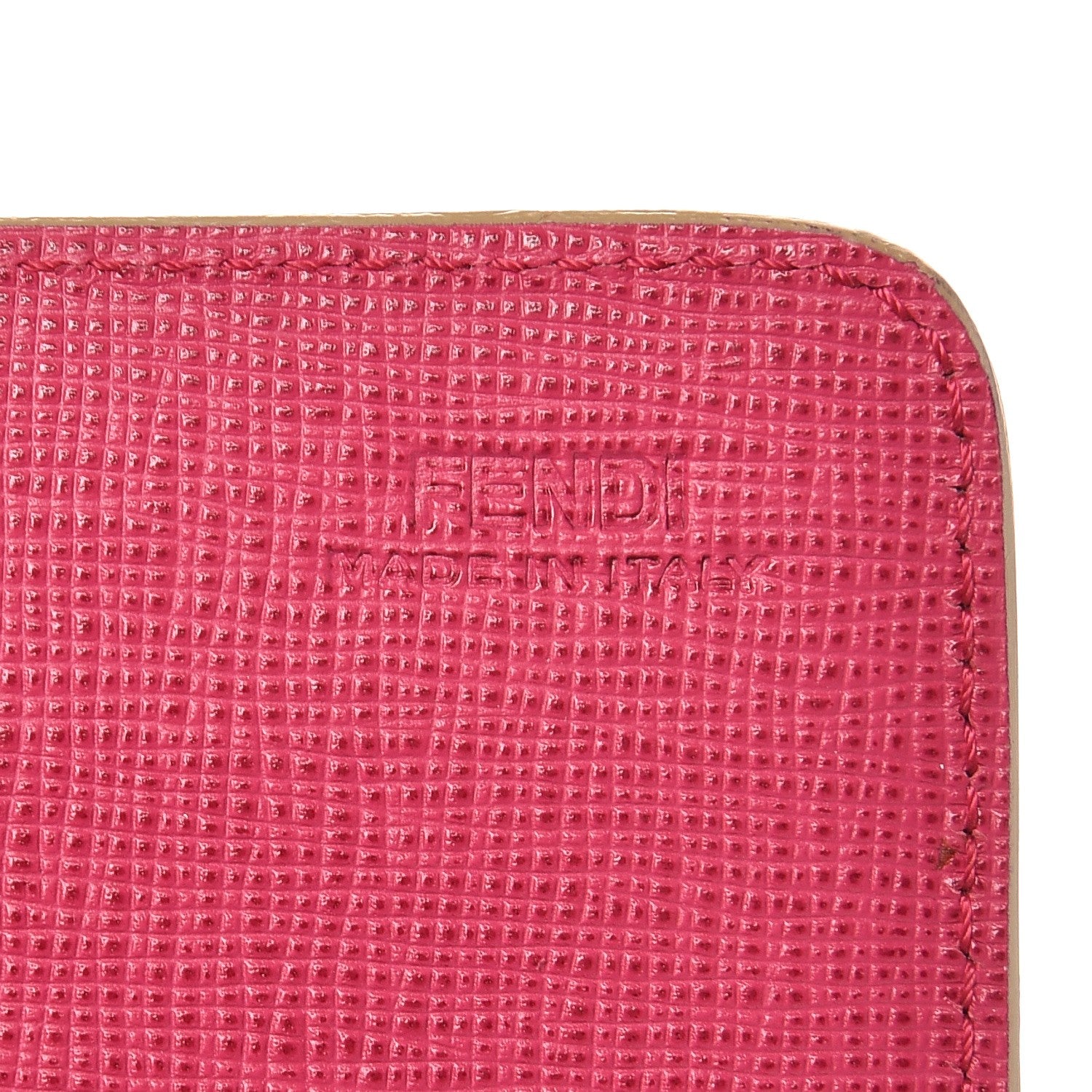 Fendi Vitello Elite Crystal Eye Monster Continental Wallet on Chain Bellini Multicolor 7 of 9