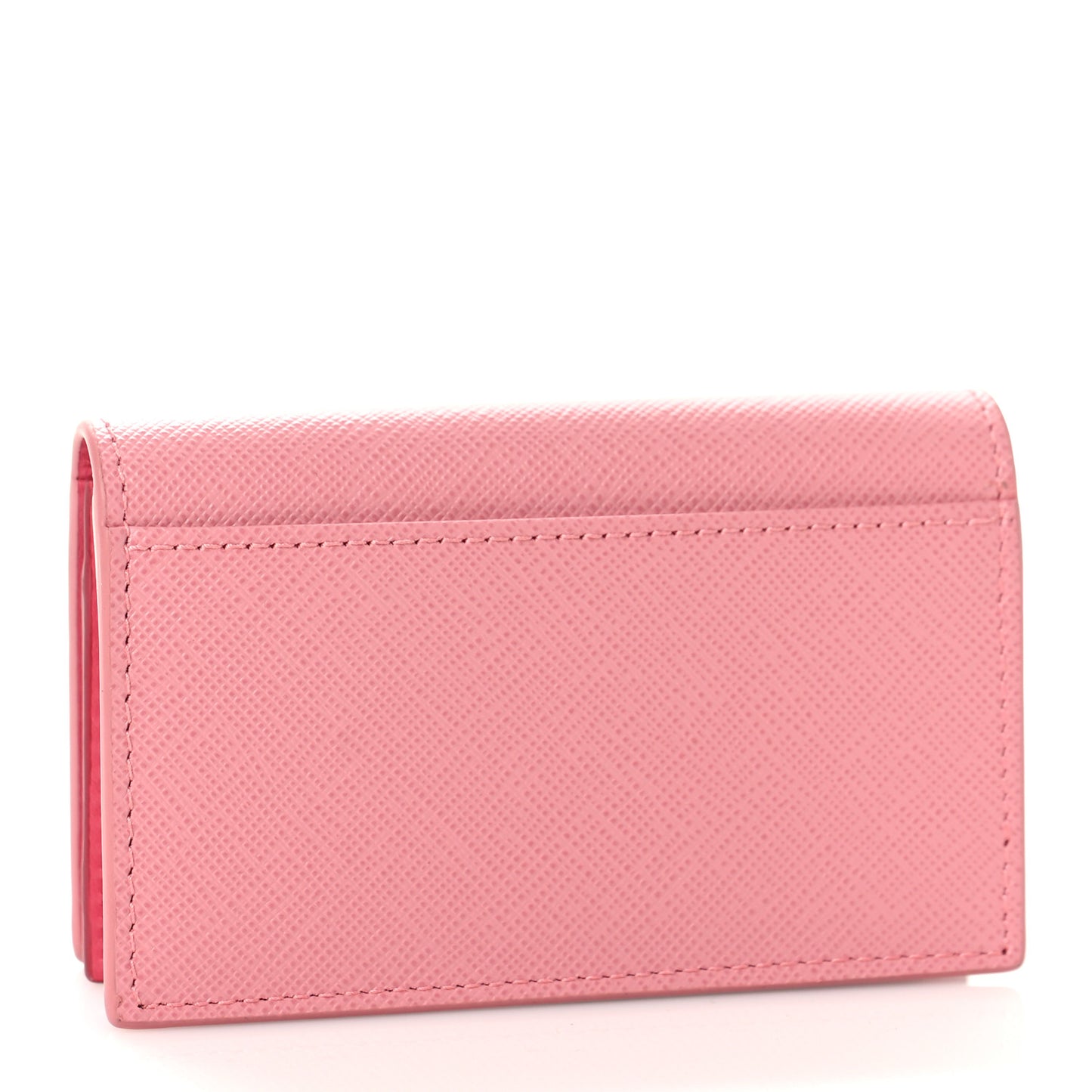 Saffiano Metal Business Card Holder Petalo Peonia