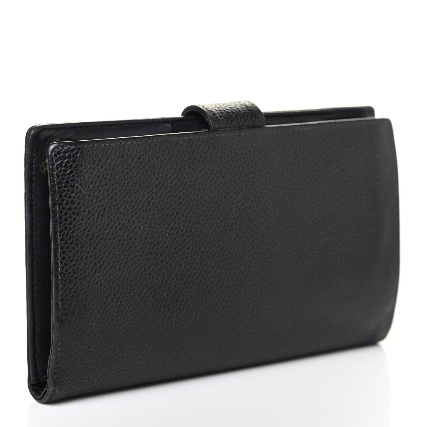 Caviar Timeless CC French Wallet Black