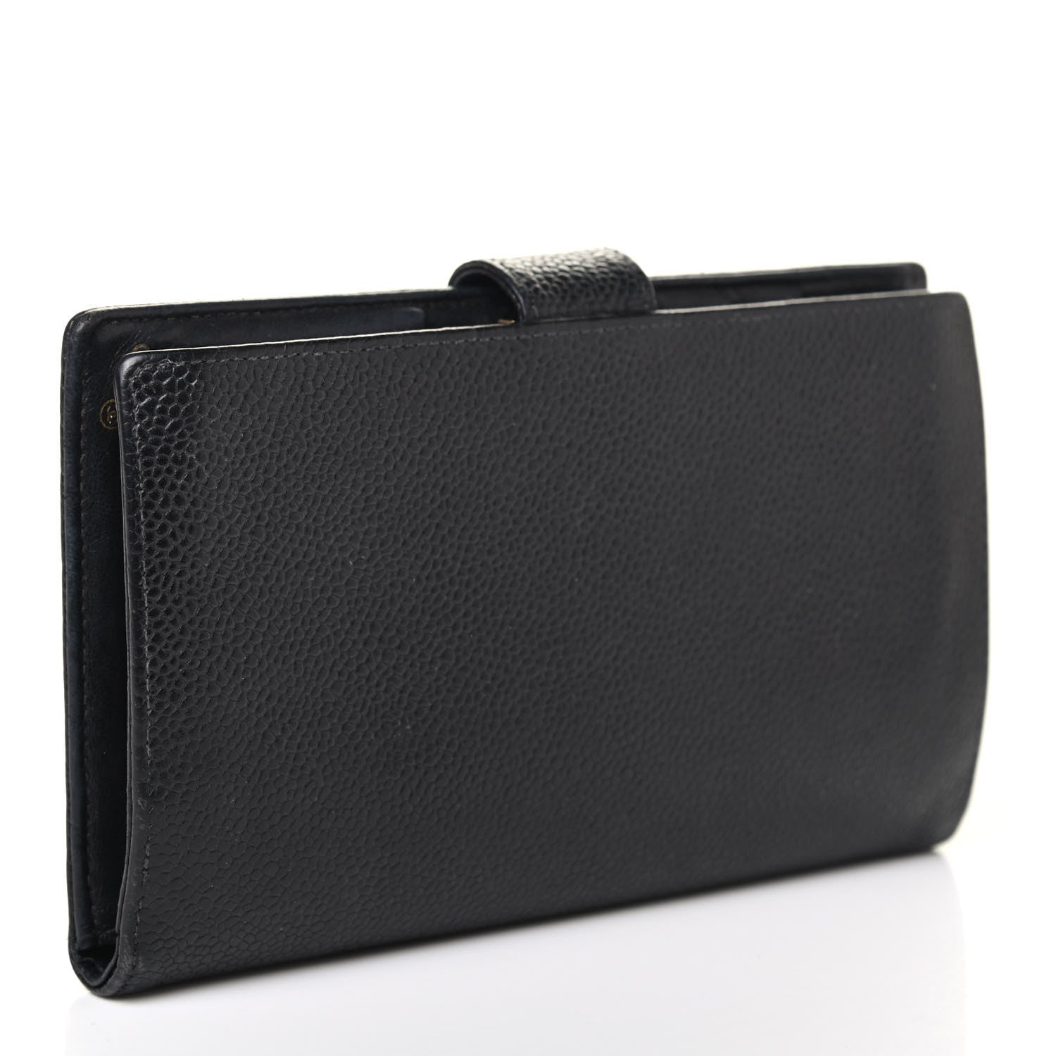 Chanel Caviar Timeless CC French Wallet Black 2 of 4