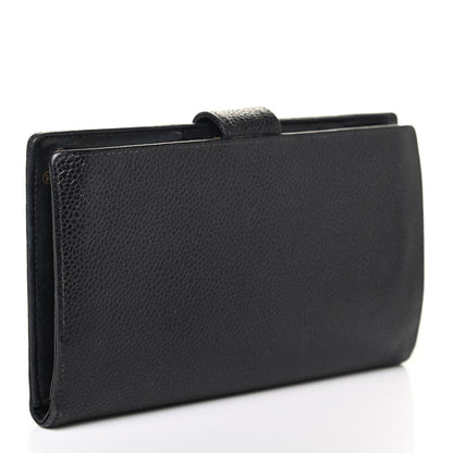 Chanel Caviar Timeless CC French Wallet Black 2 of 4