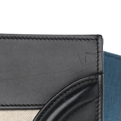 Celine Canvas Smooth Calfskin Mini Tri-Color Luggage Royal 15 of 16