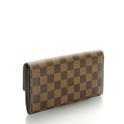 Louis Vuitton Damier Ebene Sarah Wallet 3 of 7