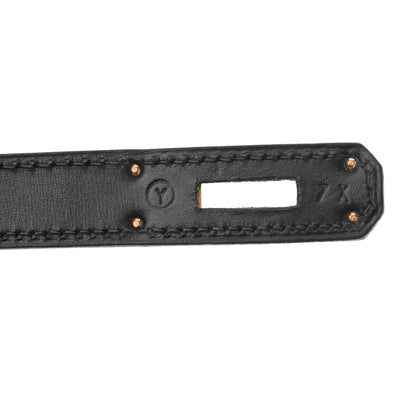 Hermes Box Kelly Retourne 28 Black 6 of 10