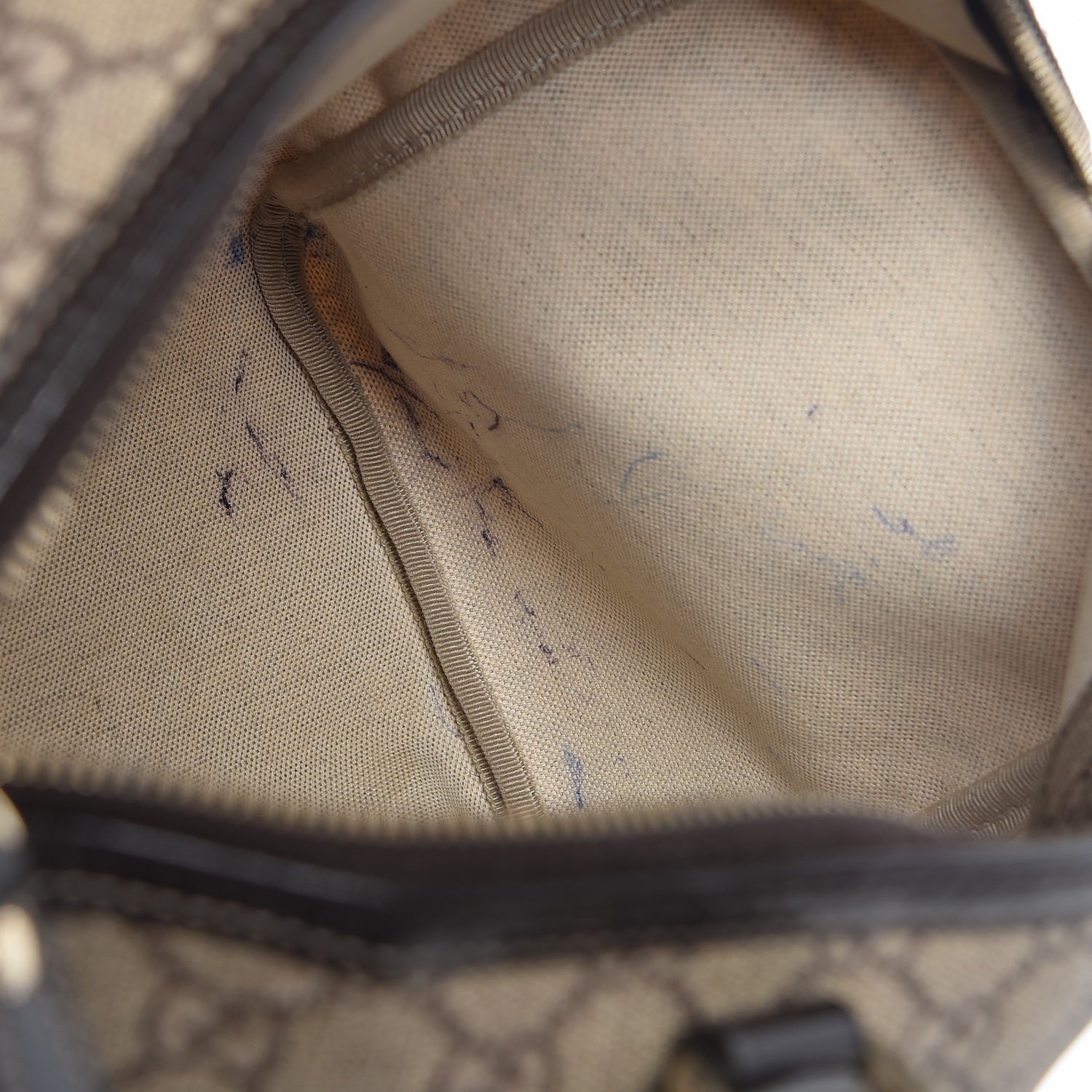 Gucci GG Plus Monogram Tattoo Heart Medium Joy Boston Dark Brown 10 of 12