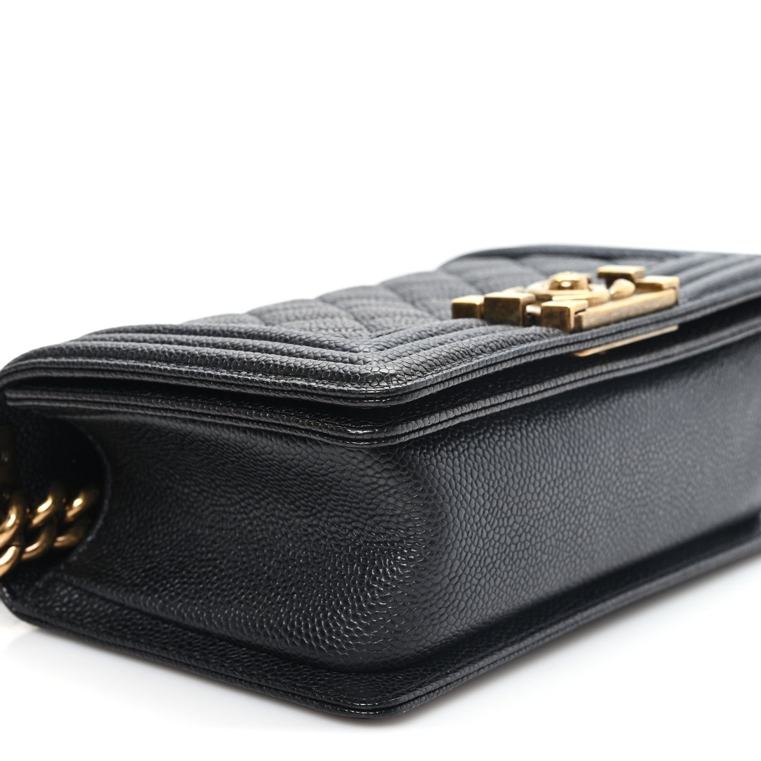 Chanel Caviar Quilted Small Boy Flap Black 9 of 11