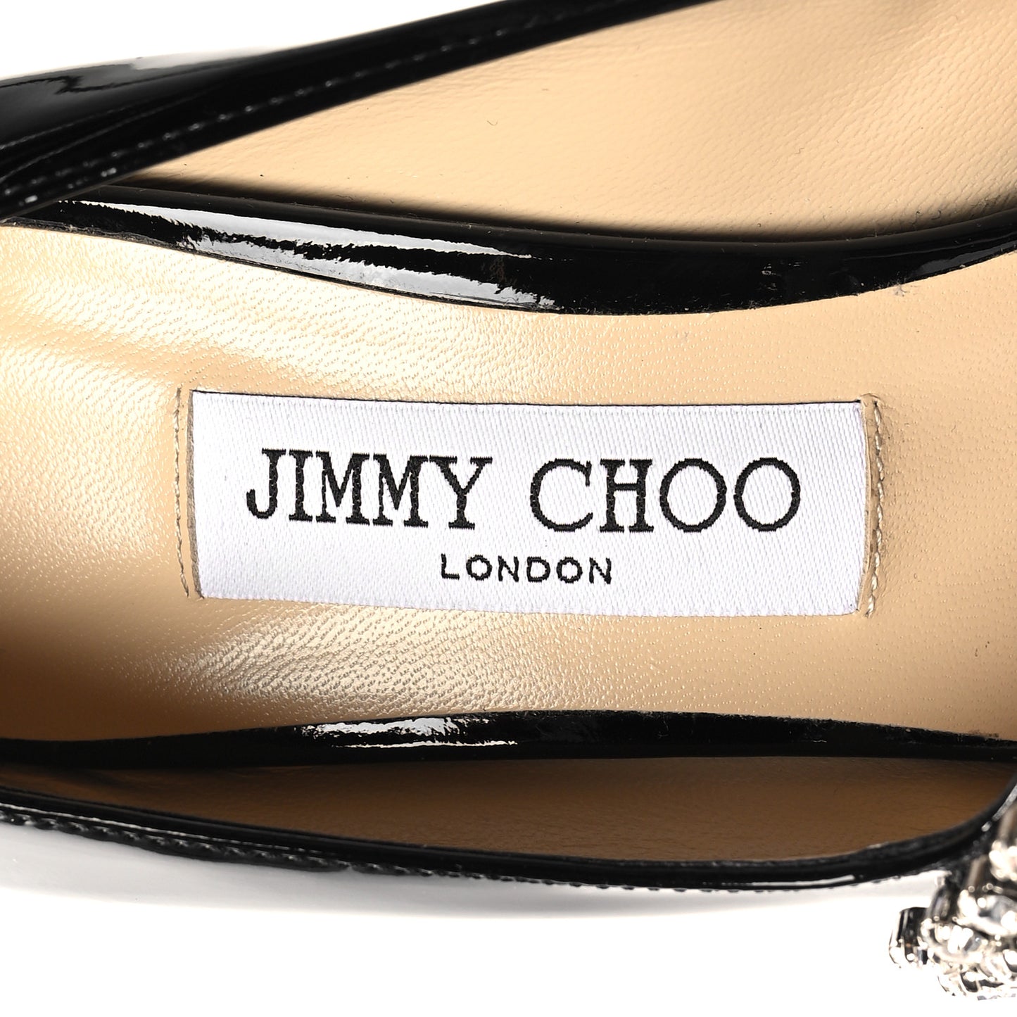 Patent Crystal Bing 65 Pumps 38.5 Black