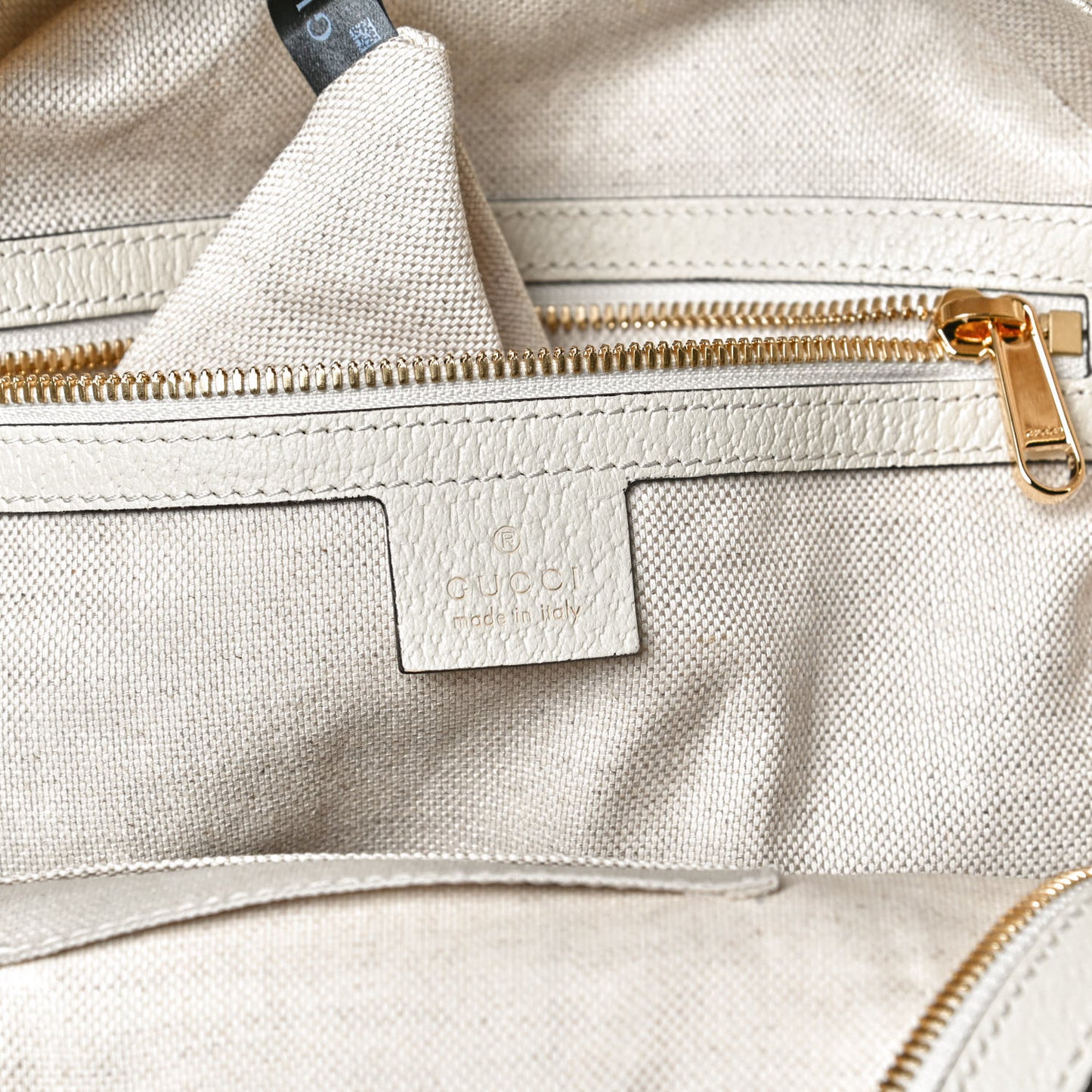GG Supreme Monogram Flora Web Small Ophidia Day Backpack White