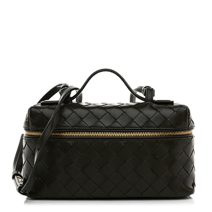 Bottega Veneta Calfskin Intrecciato Bang Bang Vanity Case Kaki 1 of 10