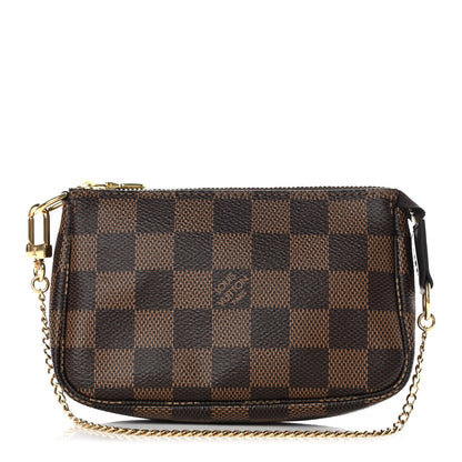 Louis Vuitton Damier Ebene Mini Pochette Accessories 1 of 8