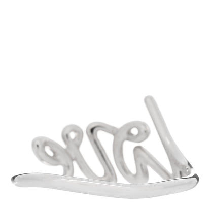 Tiffany Sterling Silver Paloma Picasso Graffiti Love Ring 56 7.5 3 of 5