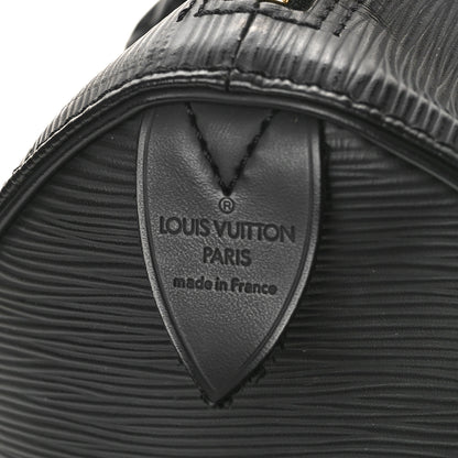 Louis Vuitton Epi Speedy 25 Black 5 of 10