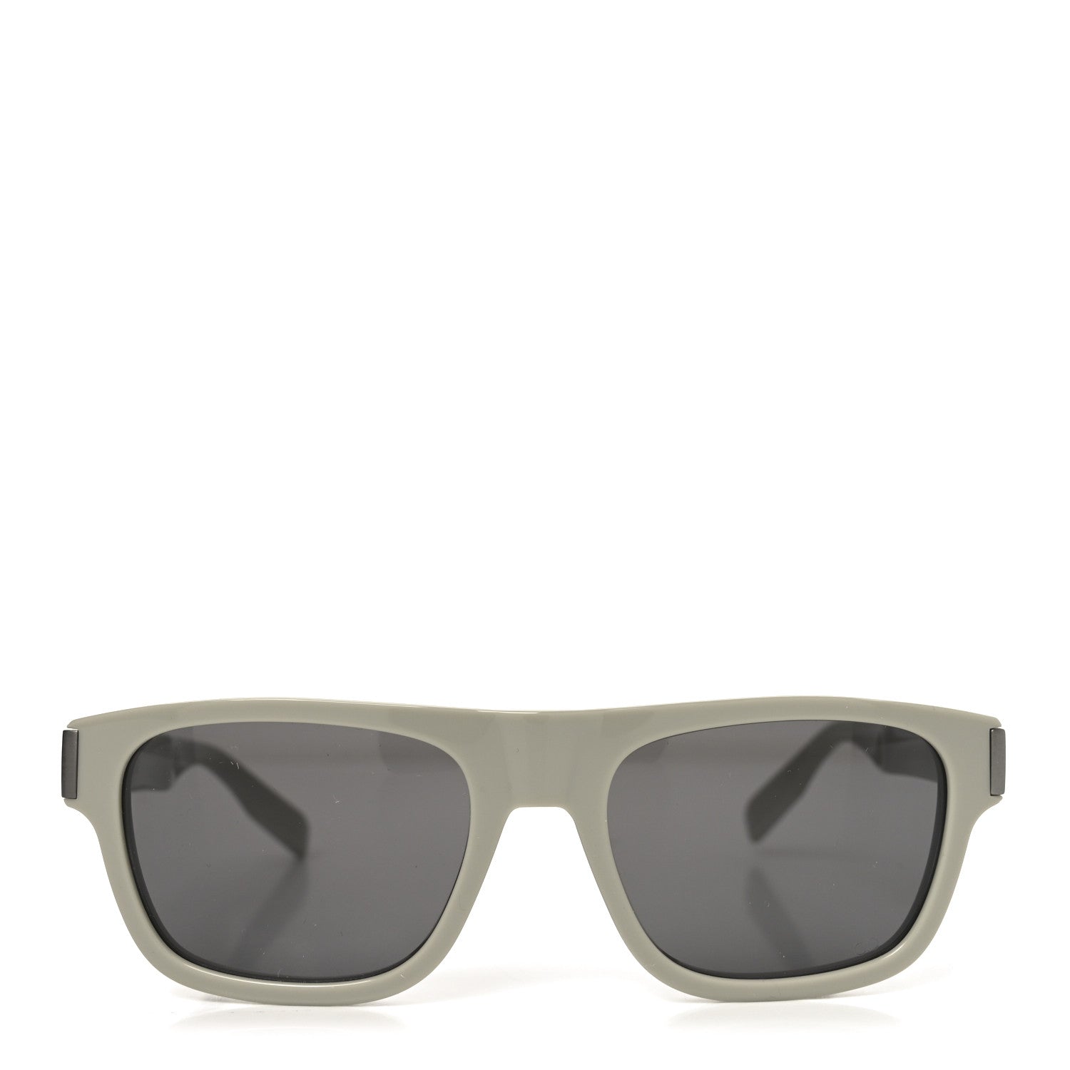 Christian Dior Acetate Rectangular CD Icon S31 Sunglasses Beige Smoke 2 of 7