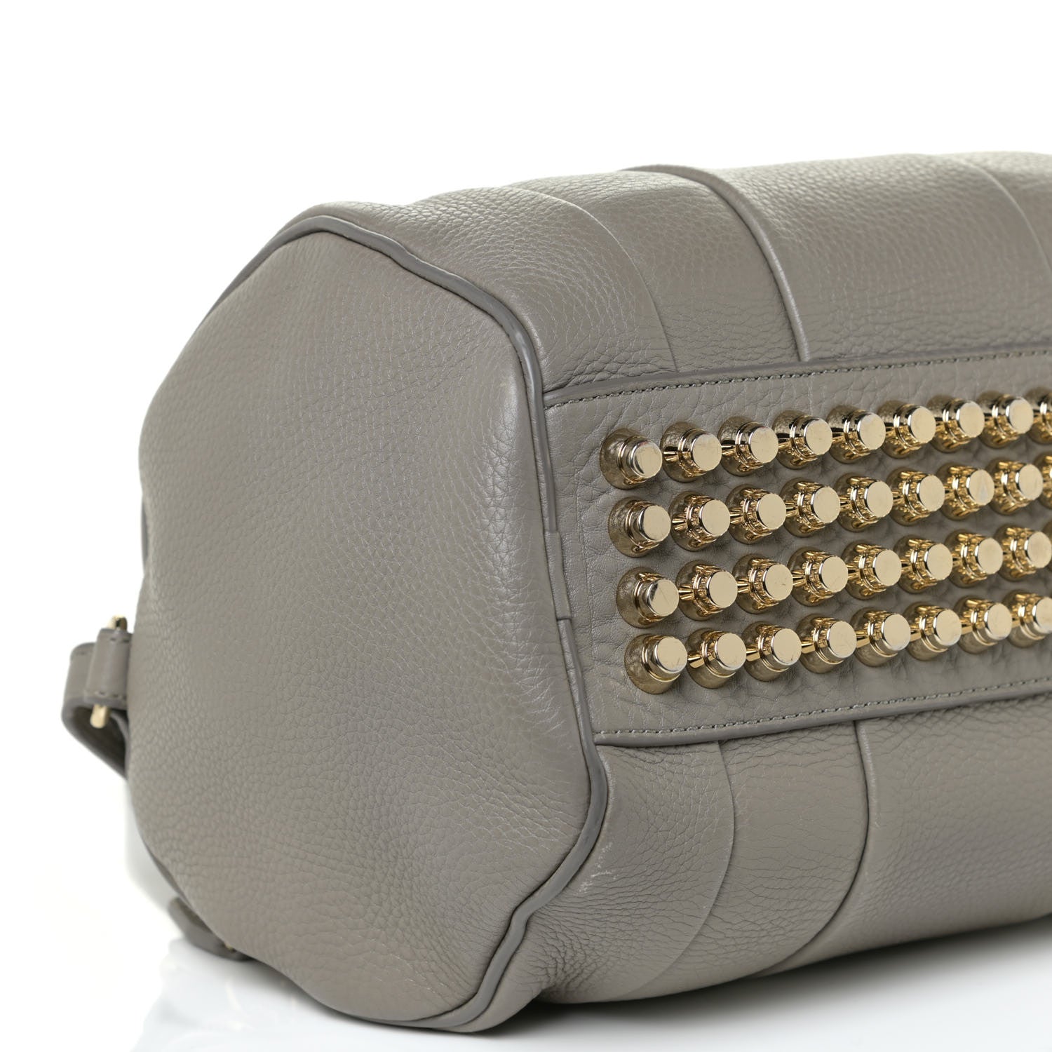 Alexander Wang Pebbled Lambskin Rockie Gray Pale Gold Hardware 6 of 14