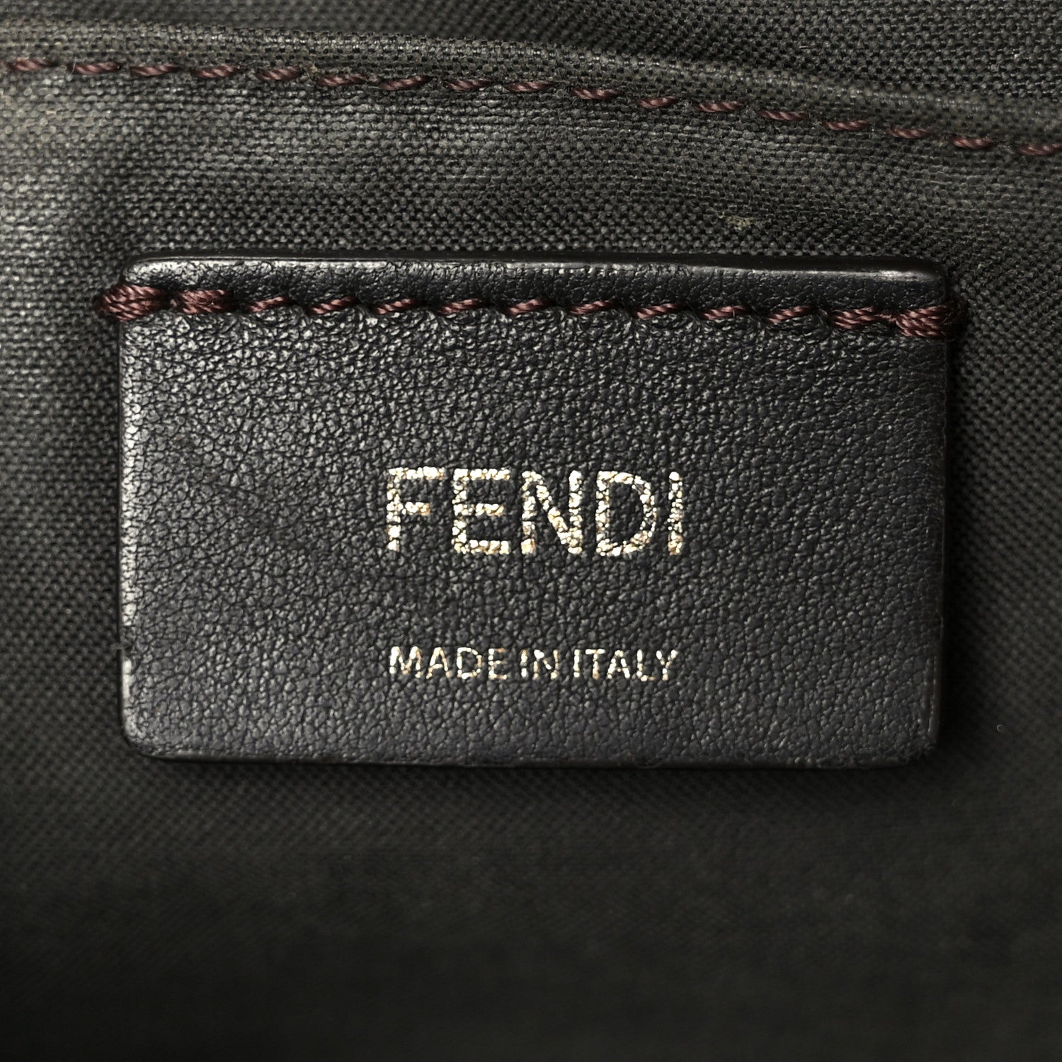 Fendi Vitello King Logo Embossed Mini By The Way Boston Bag Nuvola 5 of 10