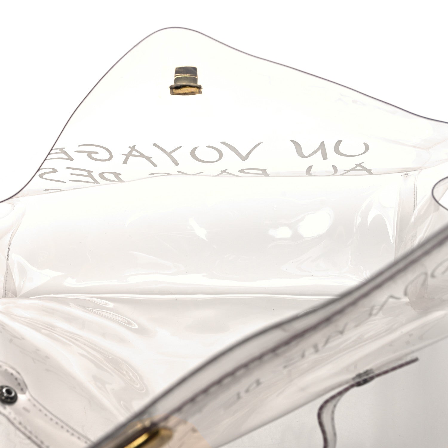 Hermes Vinyl Souvenir De L'Exposition Kelly Transparent 5 of 8