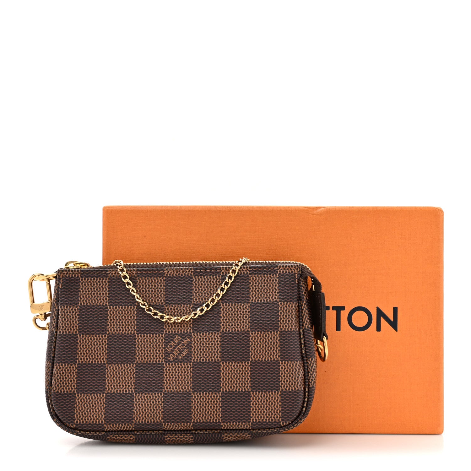Louis Vuitton Damier Ebene Mini Pochette Accessories 10 of 10