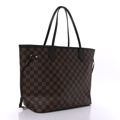 Louis Vuitton Damier Ebene Neo Neverfull MM Rose Ballerine 4 of 10