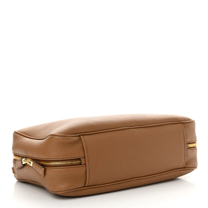 Prada Vitello Daino Large Top Handle Bag Caramel 4 of 10