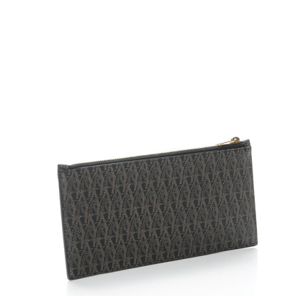 Saint Laurent Classic Toile Monogram 4 Fragments Zip Pouch Black 3 of 8