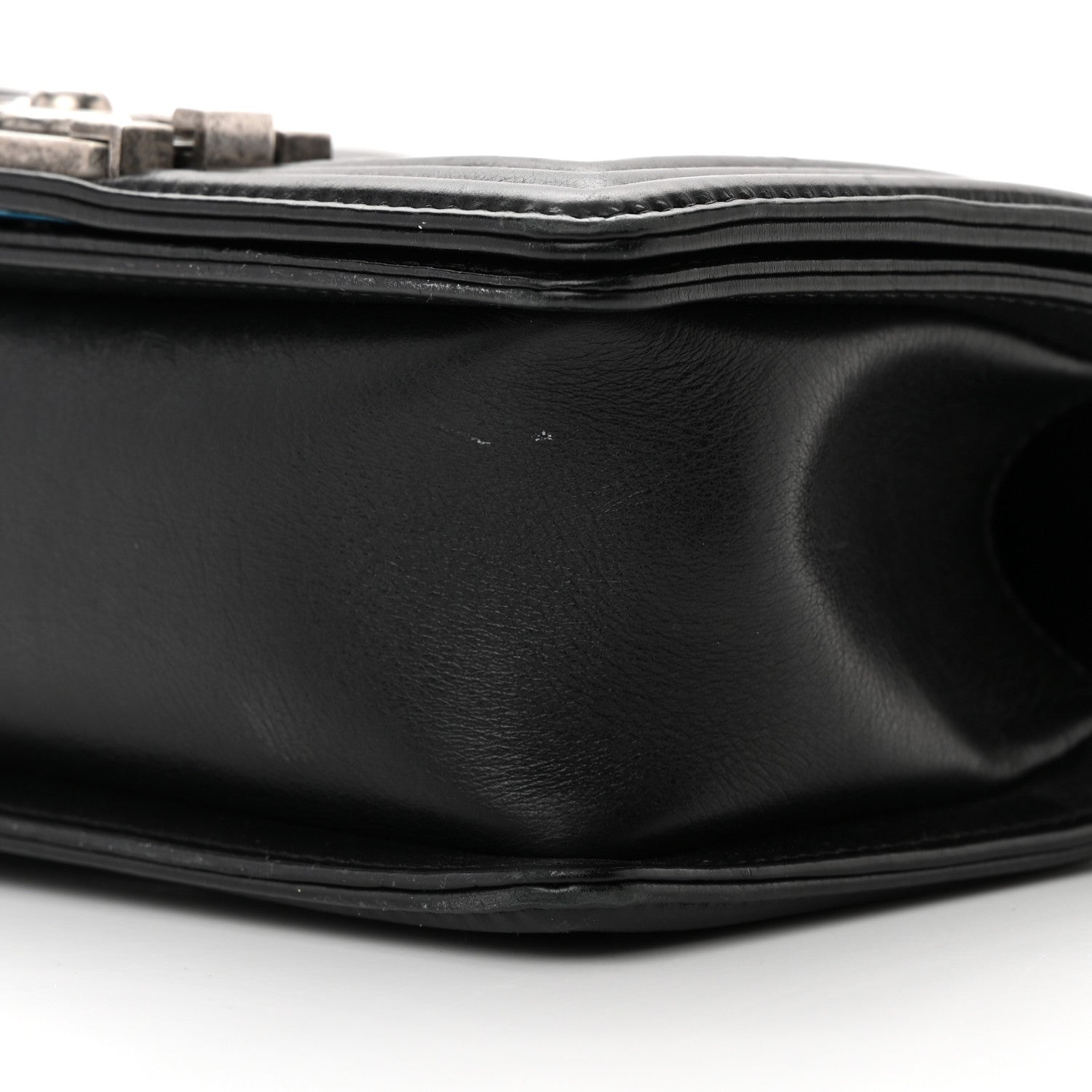 Chanel Calfskin Double Stitch Small Boy Flap Black 10 of 18
