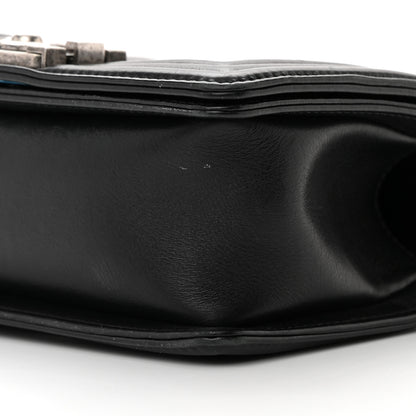 Chanel Calfskin Double Stitch Small Boy Flap Black 10 of 18