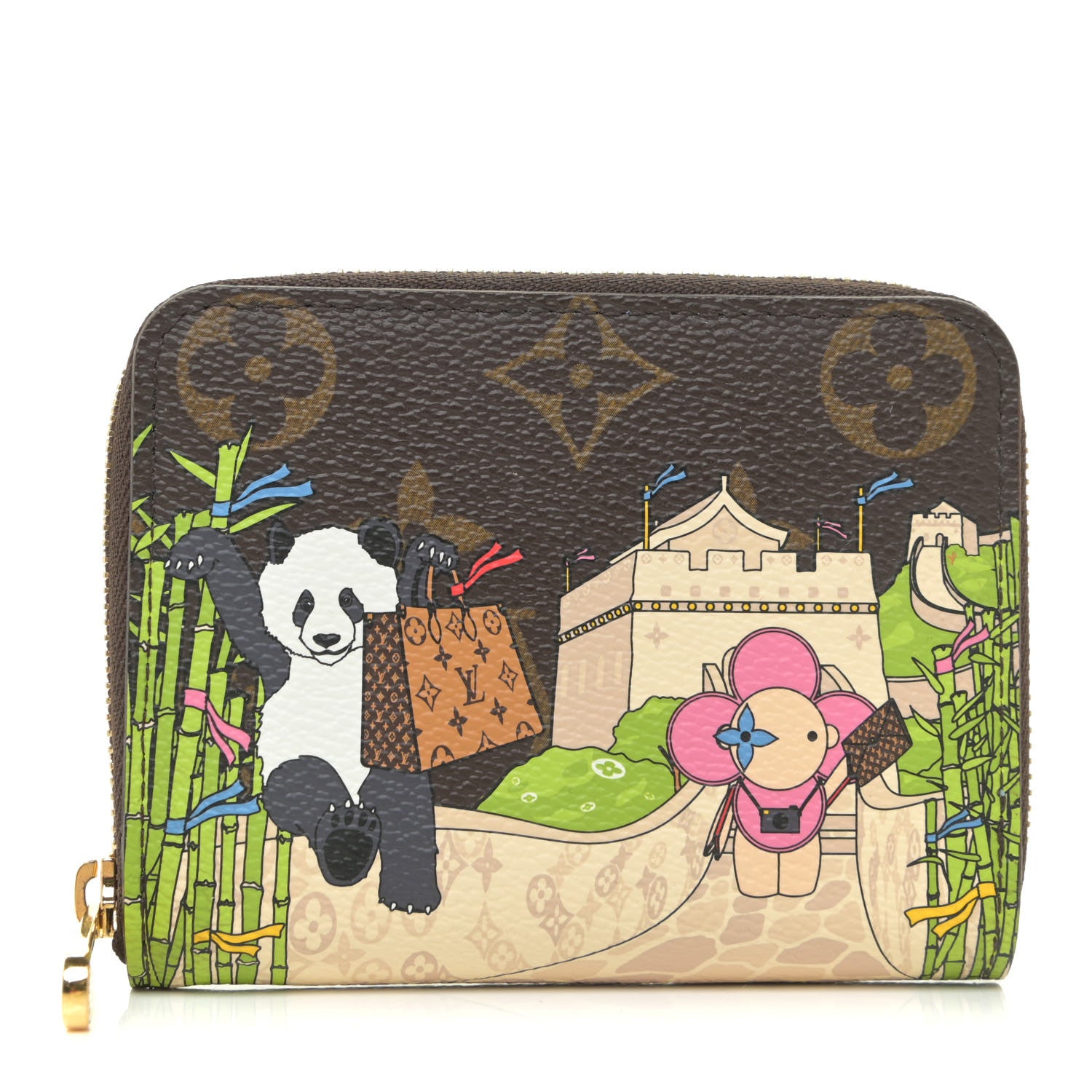 【Louis Vuitton】正規品 ハマ Louis Vuitton Monogram 2021 Christmas China Animation Zippy Coin