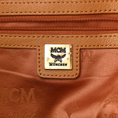 MCM Visetos Medium Stud Stark Backpack Cognac 5 of 14