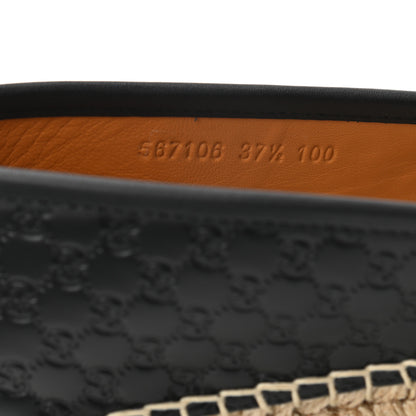 Gucci Microguccissima Signature Espadrilles 37.5 Black 8 of 8