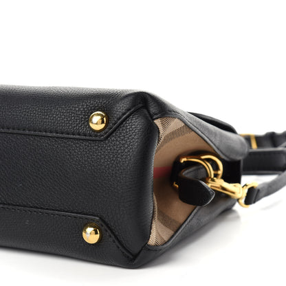 Burberry Derby Calfskin House Check Small Camberley Black 9 of 14