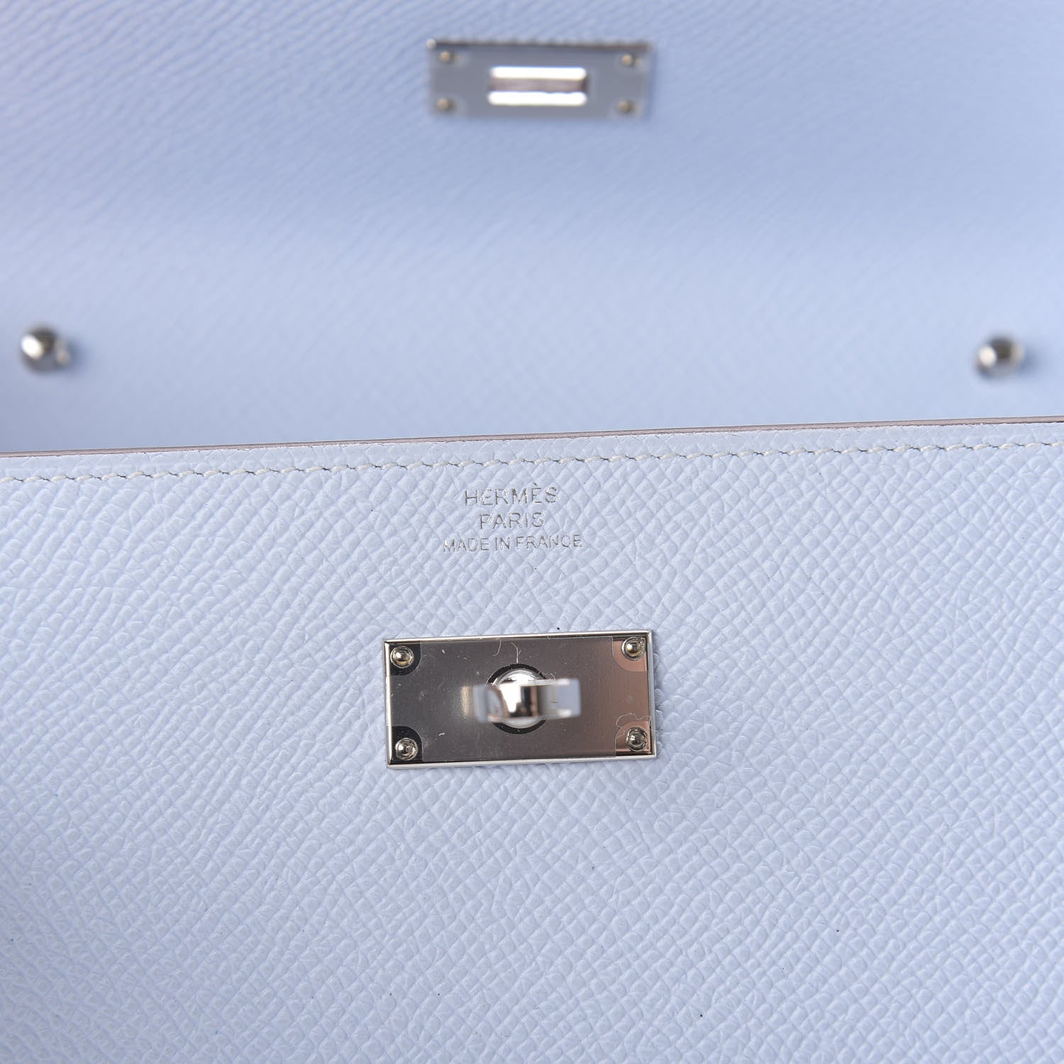 Hermes Epsom Kelly Wallet To Go Bleu Brume 8 of 10