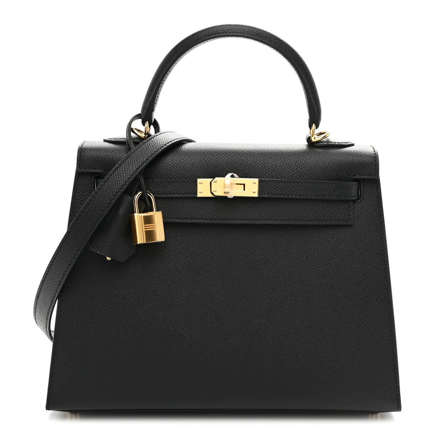 Hermes Epsom Kelly Sellier 25 Black 1 of 10
