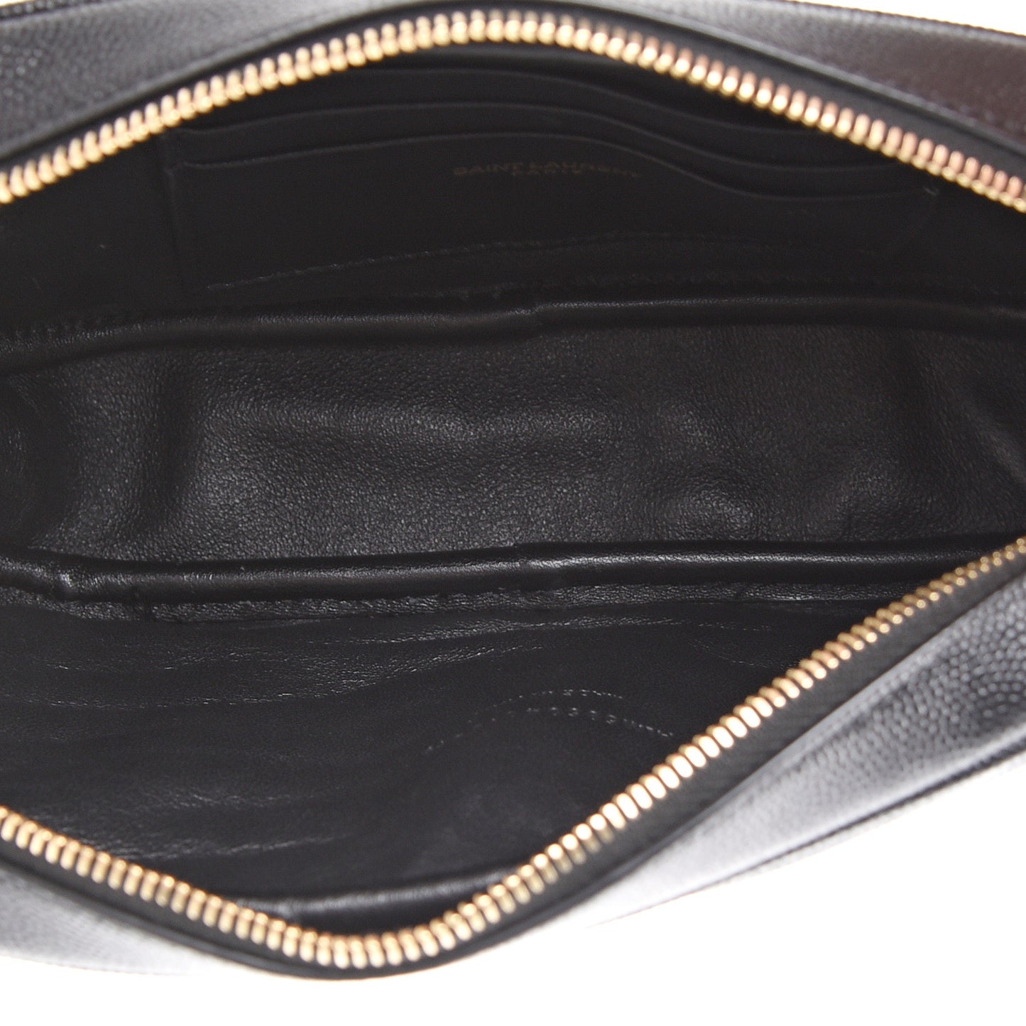 Grain De Poudre Matelasse Monogram Mini Lou Camera Bag Black