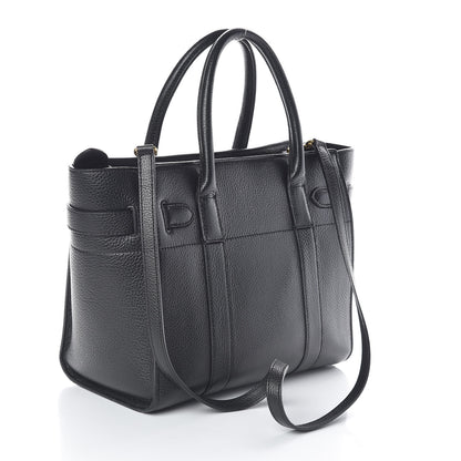 Mulberry Classic Grain Small Bayswater Zip Tote Black 3 of 9