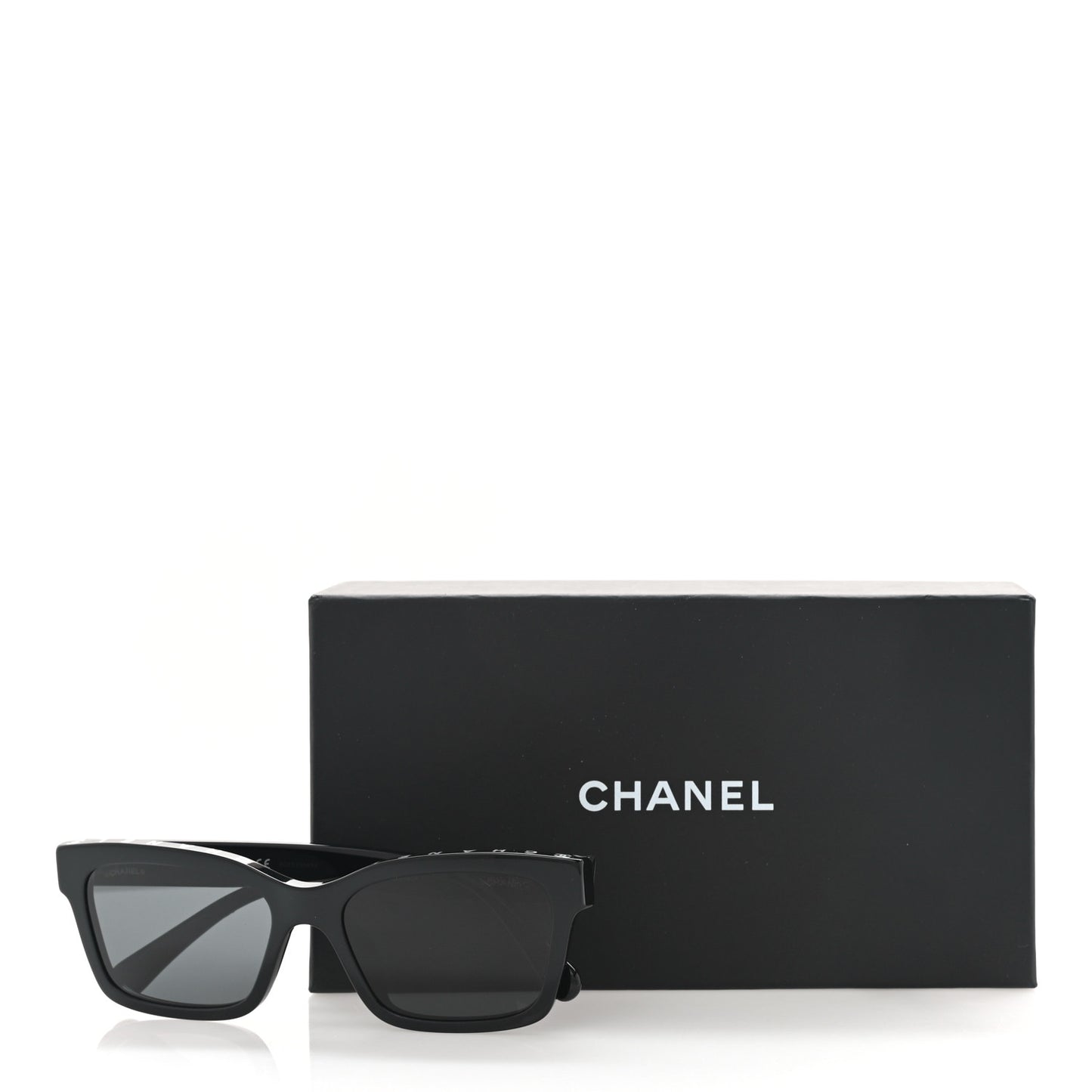 Acetate Square Sunglasses 5417-A Black