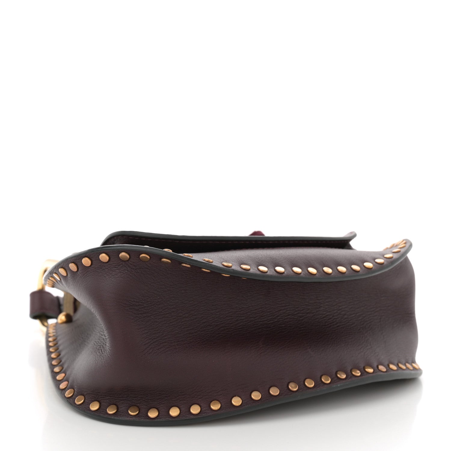 Chloe Calfskin Braided Small Hudson Shoulder Bag Sienna Red 4 of 10