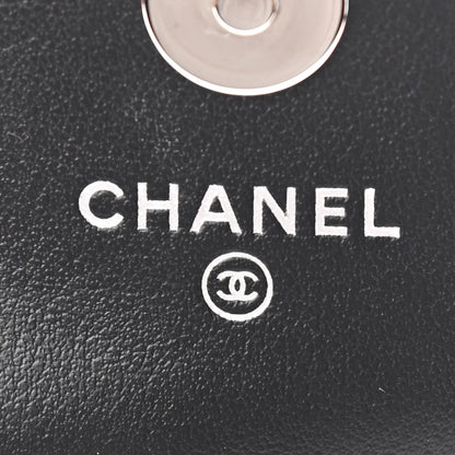 Chanel Patent Quilted Belt In Love Double Mini Flap Waist Bag Black Pink 9 of 16